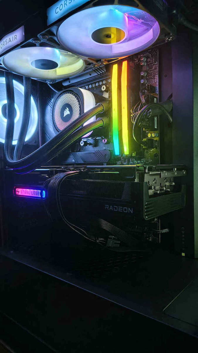 ASRock Radeon RX 9070 XT 16GB GDDR6 Steel Legend Dark Graphics Card