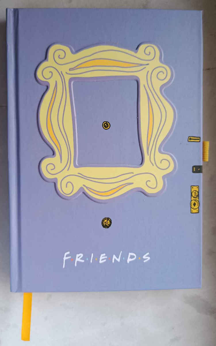 Blue Sky Studios Friends Σημειωματάριο A5 120 Φύλλων Ριγέ Μωβ