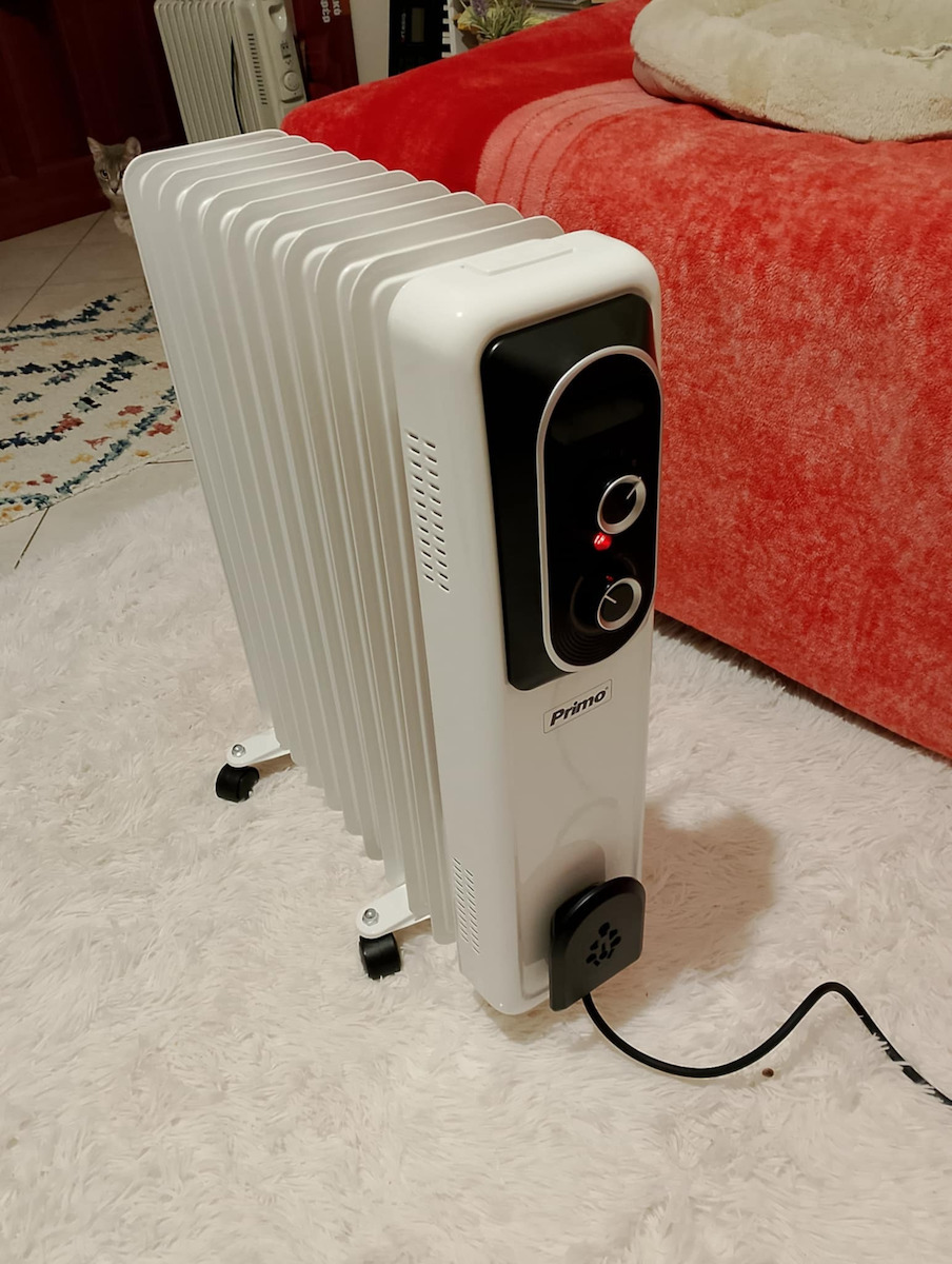 Primo Oil Filled Radiator with 11 Fins 2500W