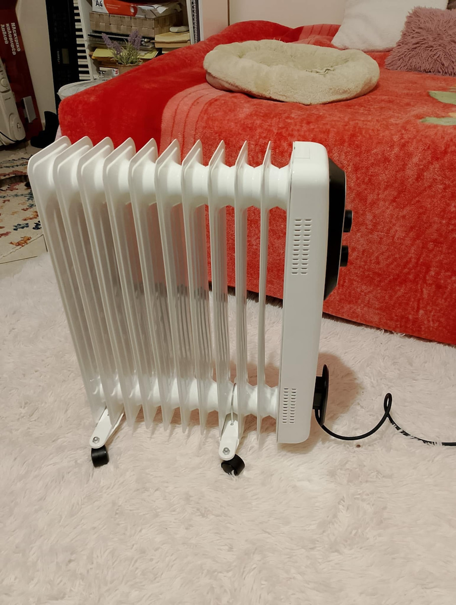 Primo Oil Filled Radiator with 11 Fins 2500W