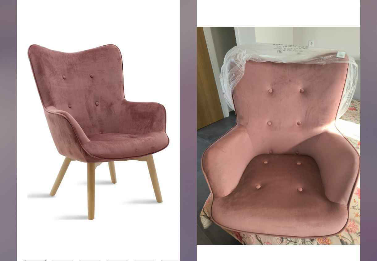 Kido Bergère Catifelat Gri 72x75x99cm