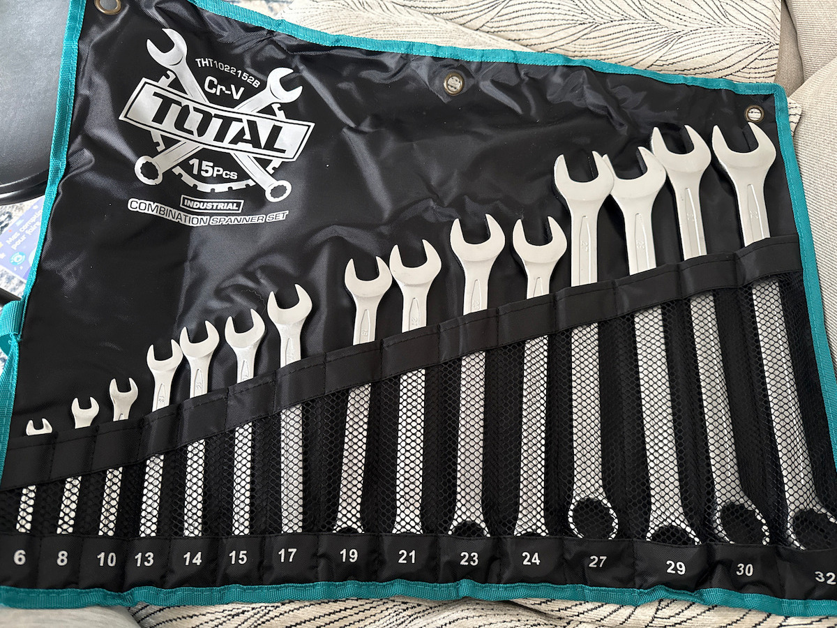 Total German Polygon Set with Size from 8mm to 19mm 8pcs