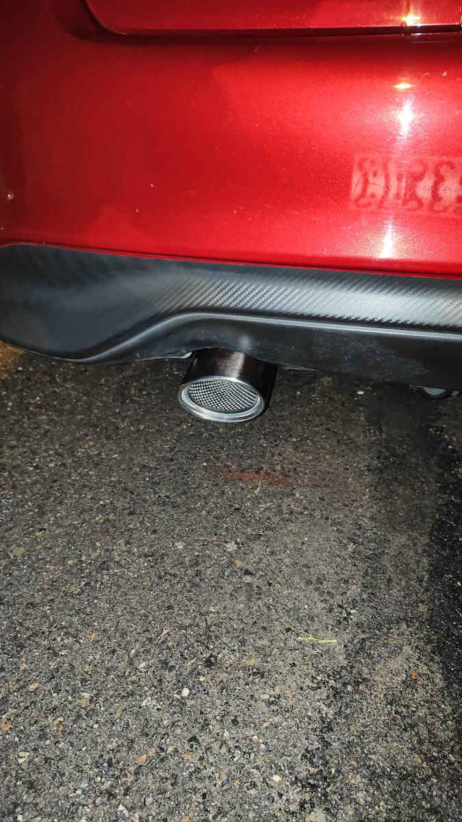 AMiO Exhaust Muffler Universal 30-50 mm
