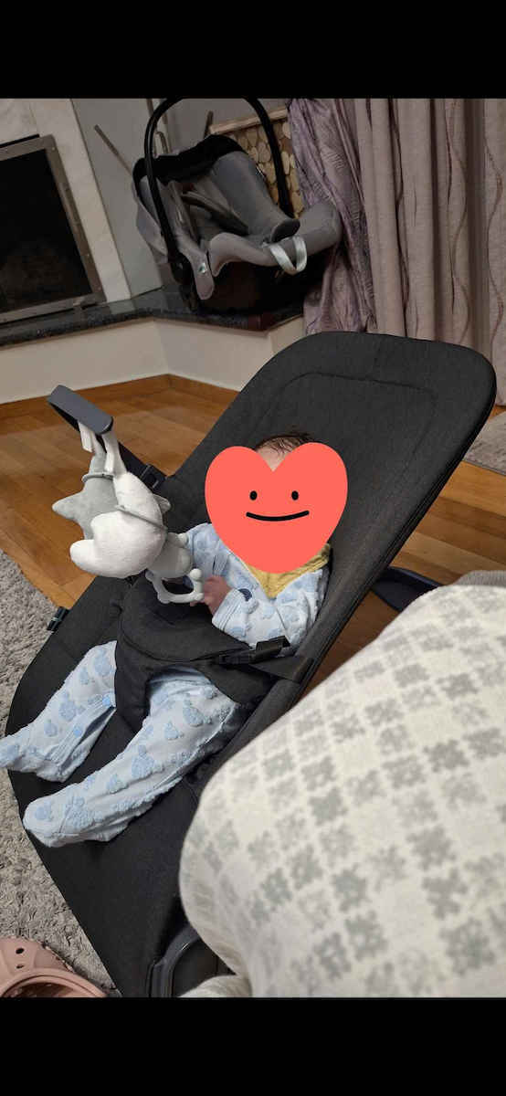 Kidnort Manual Baby Relax Vinbar Grey for Child up to 9kg