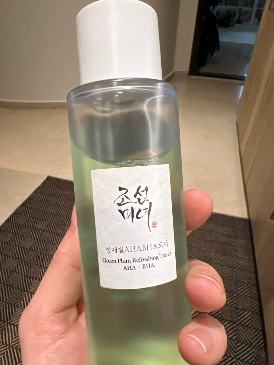 Beauty of Joseon Green Plum Refreshing Toner AHA + BHA Lotion Facial Toning for All Types 150ml