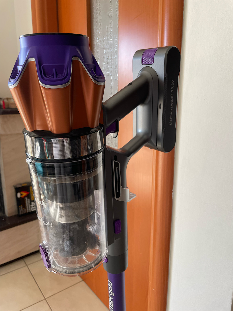 Rohnson Mamba Gold M29 Επαναφορτιζόμενη Σκούπα 2 σε 1 Stick & Χειρός 25.2V Μωβ
