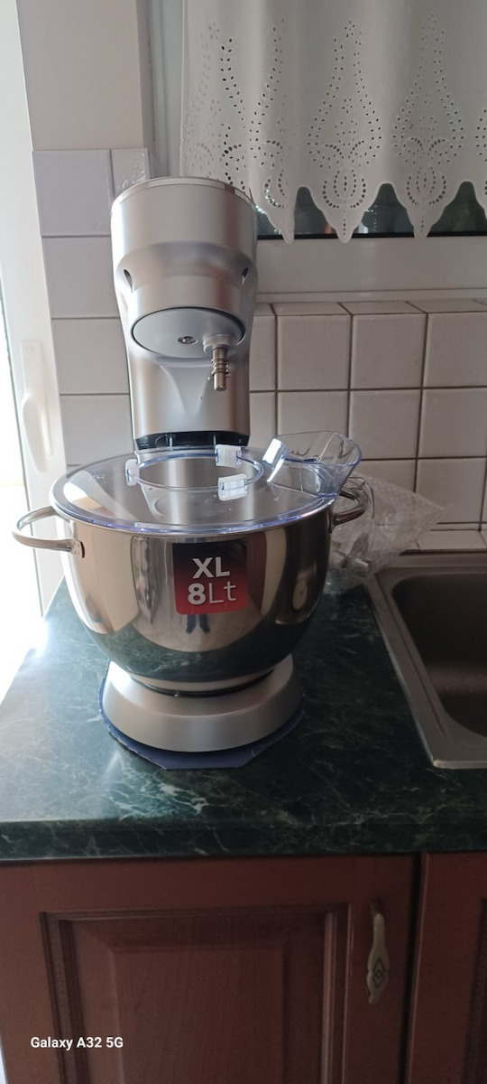 Izzy Κουζινομηχανή New Grey 1500W 8Lt IZ-1503