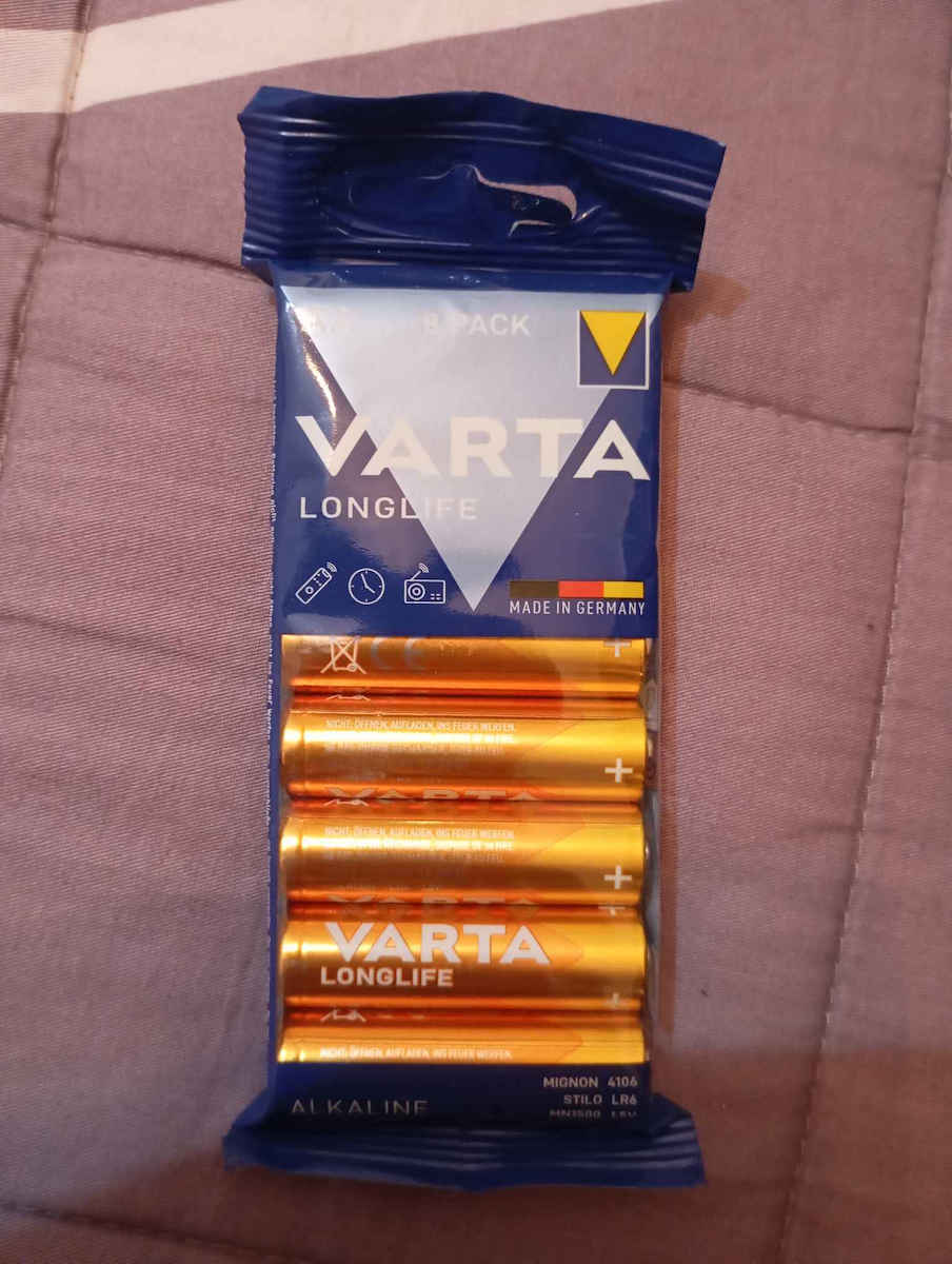 Varta LongLife Alkaline Batterien AA 1.5V 8Stück