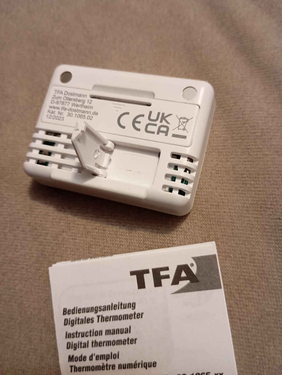 TFA Indoor Thermometer Tabletop