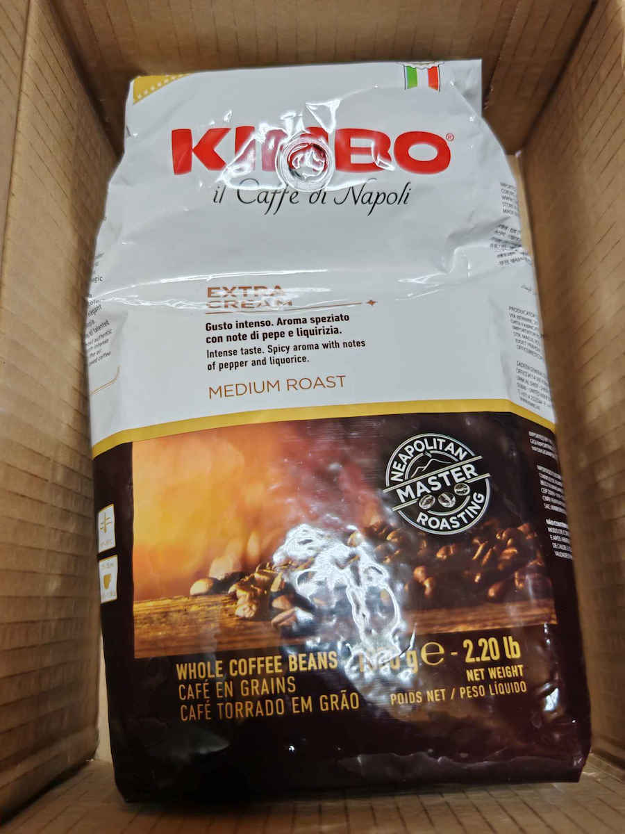 Kimbo Καφές Espresso Extra Cream σε Κόκκους Μέτρια 1kg