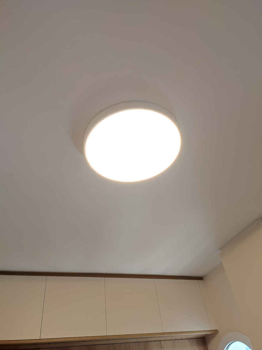 Wofi Dubai Deckenleuchte 45cm Weiß mit Integrierter LED
