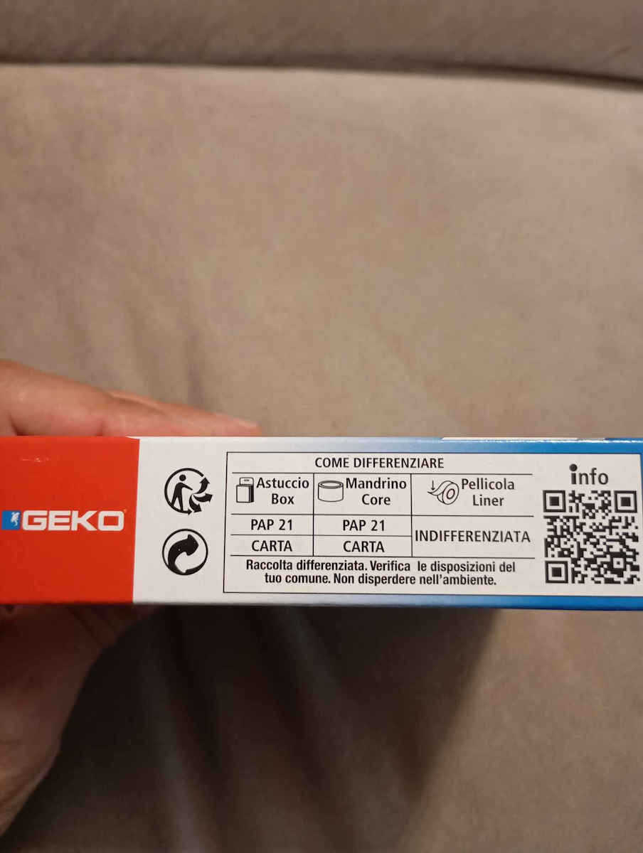 Geko Λευκή Αυτοκόλλητη Αντιολισθητική Ταινία Λευκή 5mx25mm