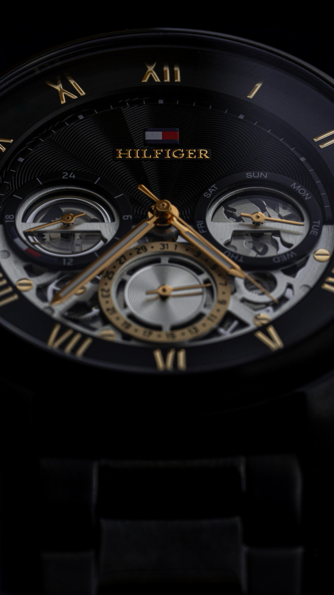 Tommy Hilfiger Ανδρικό Ρολόι Μπαταρίας Μαύρο
