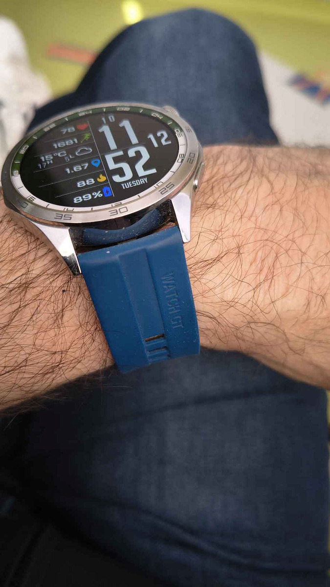 Λουράκι Σιλικόνης Μπλε (Huawei Watch GT/GT Pro 2/3/4/5 / Ultimate 46mm)