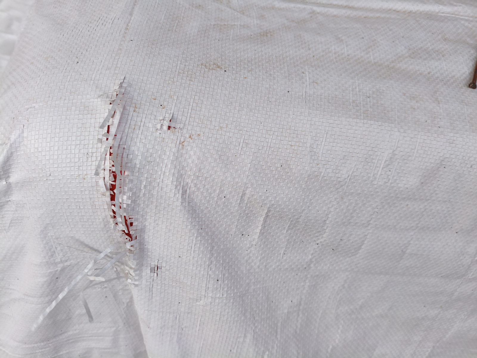 Grasher Waterproof Tarpaulin 120gr/m² 2x3m. Light Type White