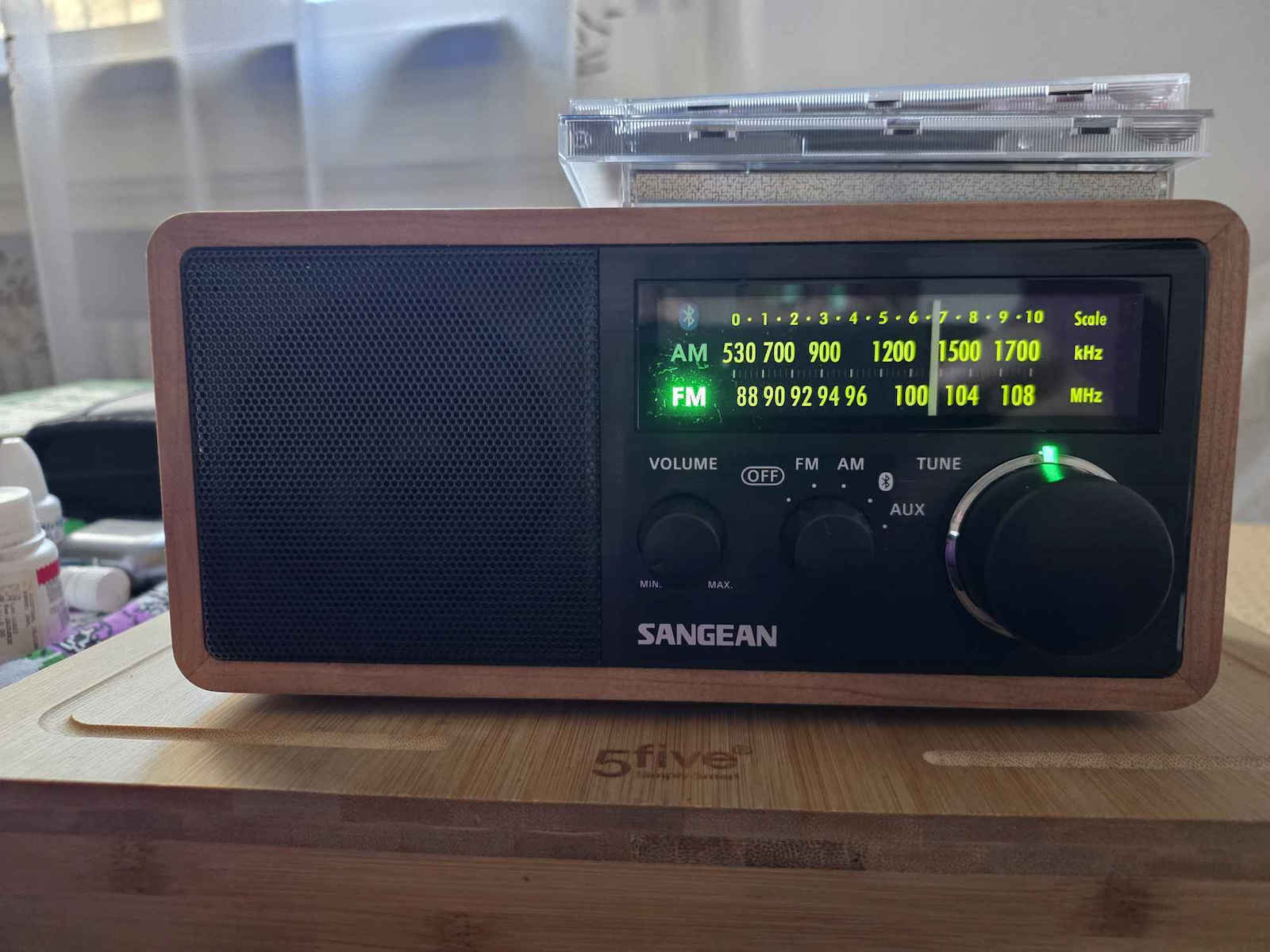 Sangean WR-11 BTplus cu Bluetooth Maro