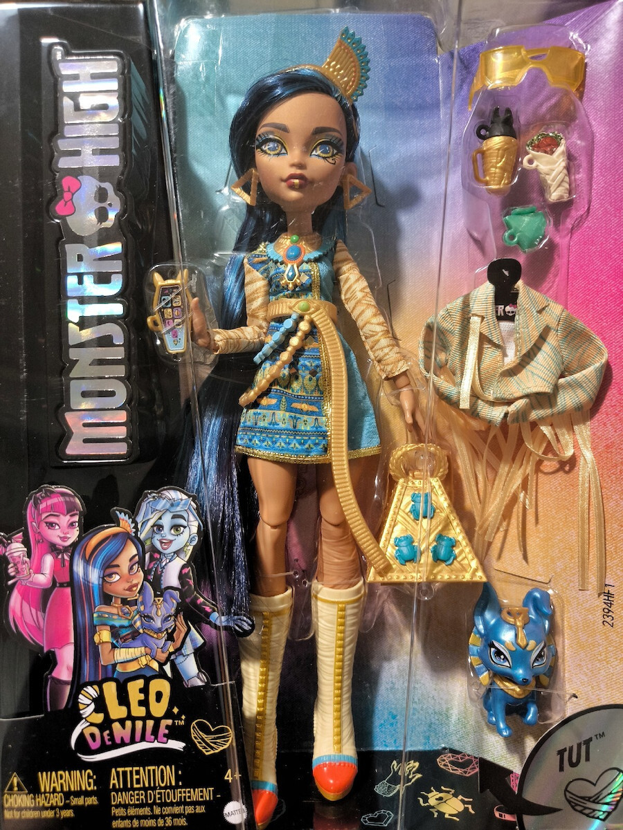 Mattel Tut Cleo De Nile Doll Doll for 4+ years old+ Years 25cm