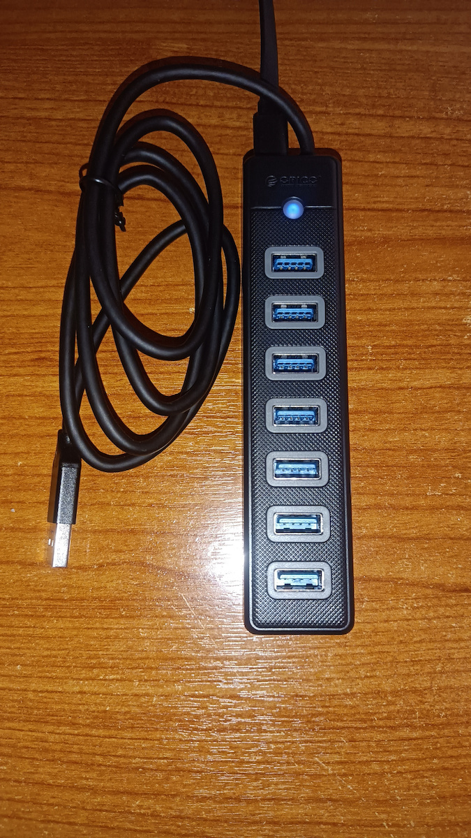 Orico Хъб 7 Порта USB 3.0 с Връзка USB-A
