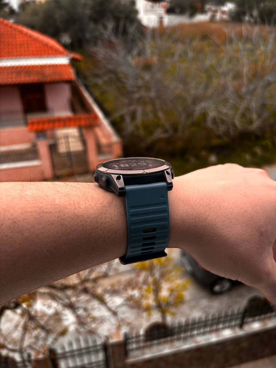 Garmin Λουράκι Σιλικόνης Lakeside Blue (Fenix 3 / 5X / 5X Plus / 6X / 6X Pro / 7X / 7X Pro / 8 (51mm))