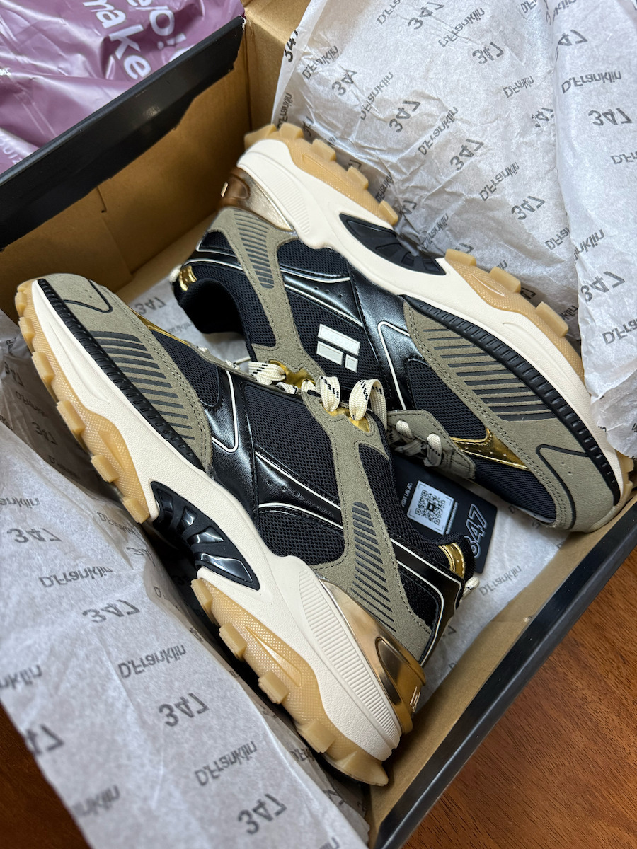 Γυναικεία Chunky Sneakers Black / Gold