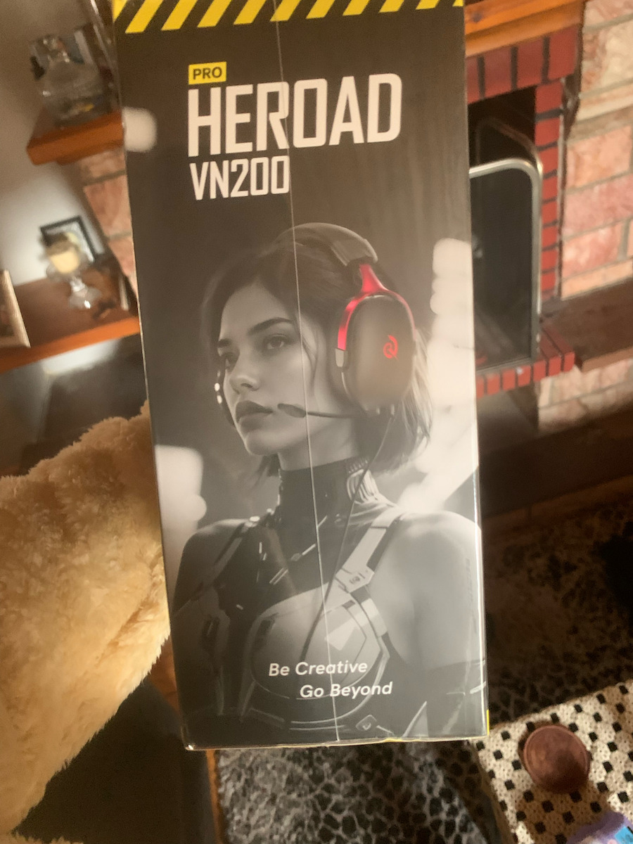 QCY Heroad VN200 Pro 7.1 Over Ear Gaming Headset with USB Connectivity for PC PS4 PS5