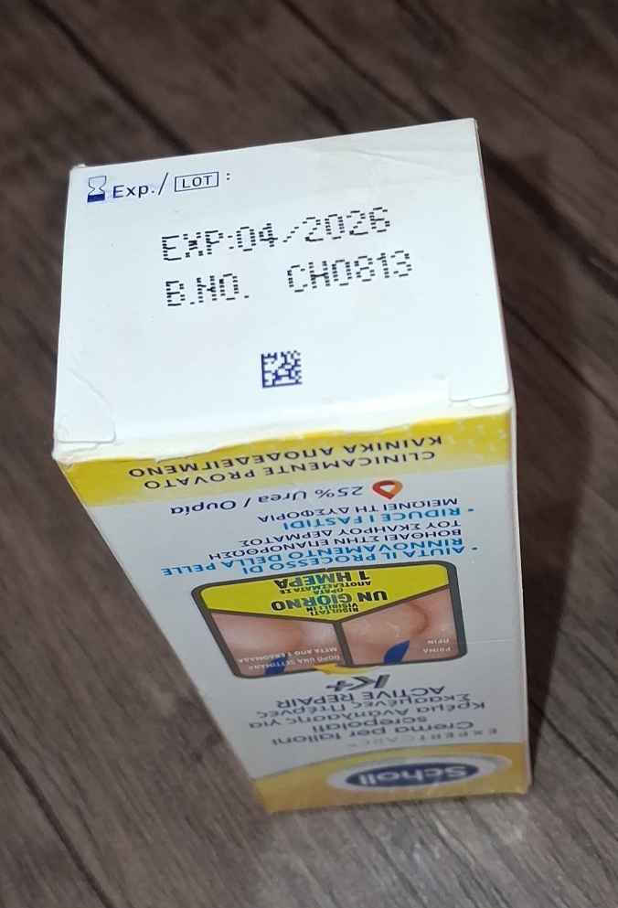Scholl Active Repair K+ Cream Regeneration for Cracked Heels with Urea 60ml