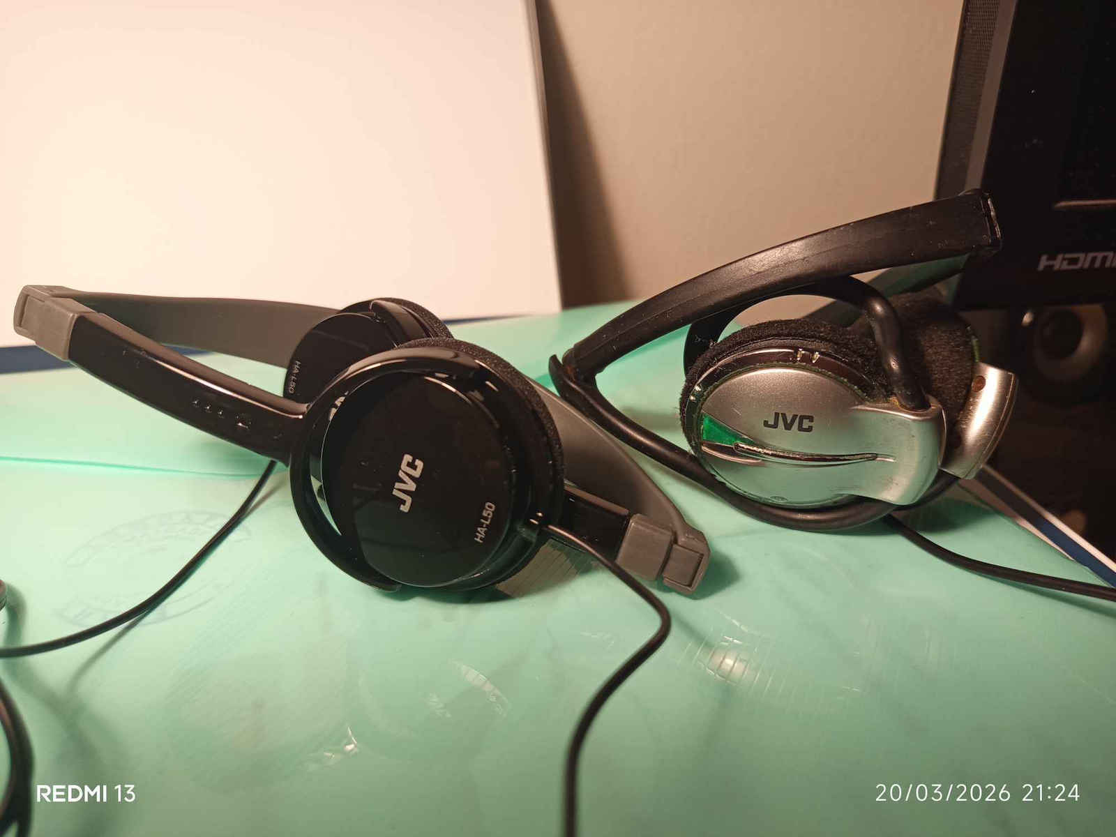 JVC HA-L50-E Жични On Ear Слушалки Черни