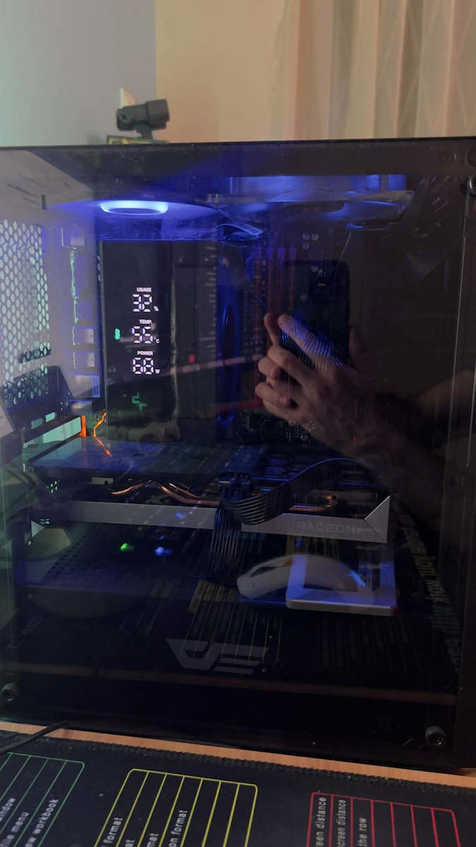 Darkflash M305 Mini-Turm Computergehäuse Schwarz