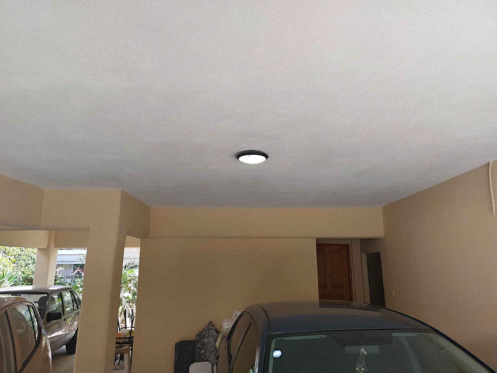 Adeleq Outdoor Ceiling Flush Mount E27 in Black Color 21-8001