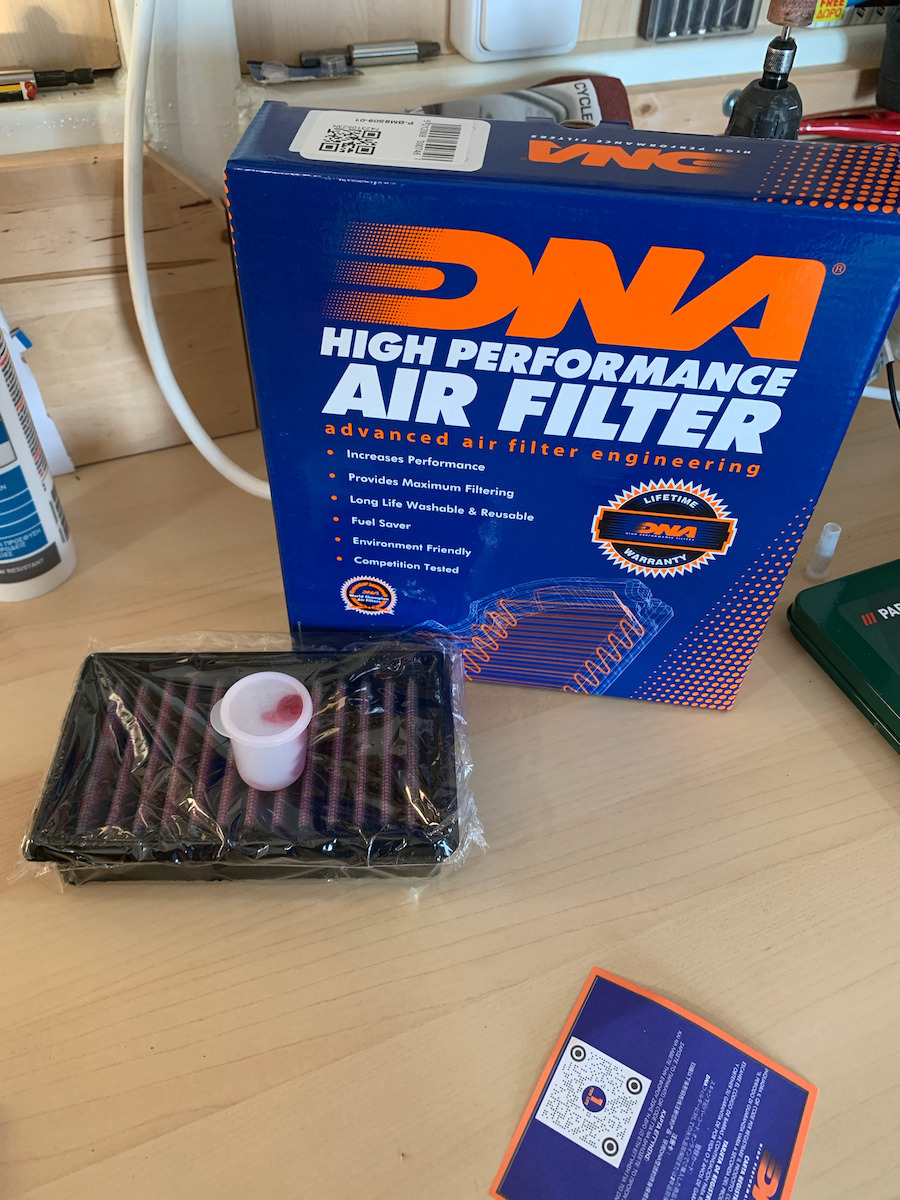 DNA Filters Motorcycle Air Filter for BMW F 650 GS / F 800