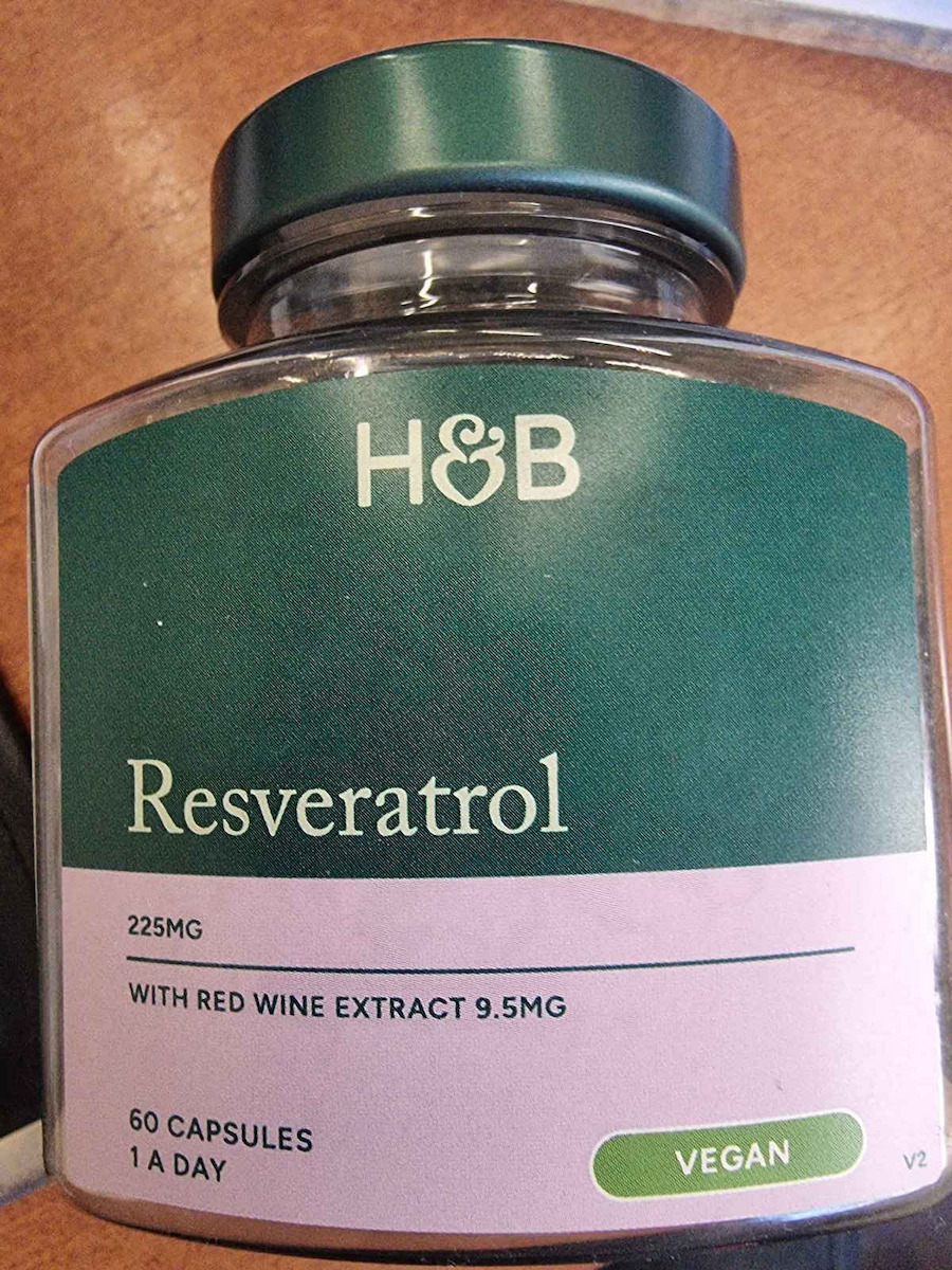 Holland & Barrett Resveratrol 225mg 60 capace