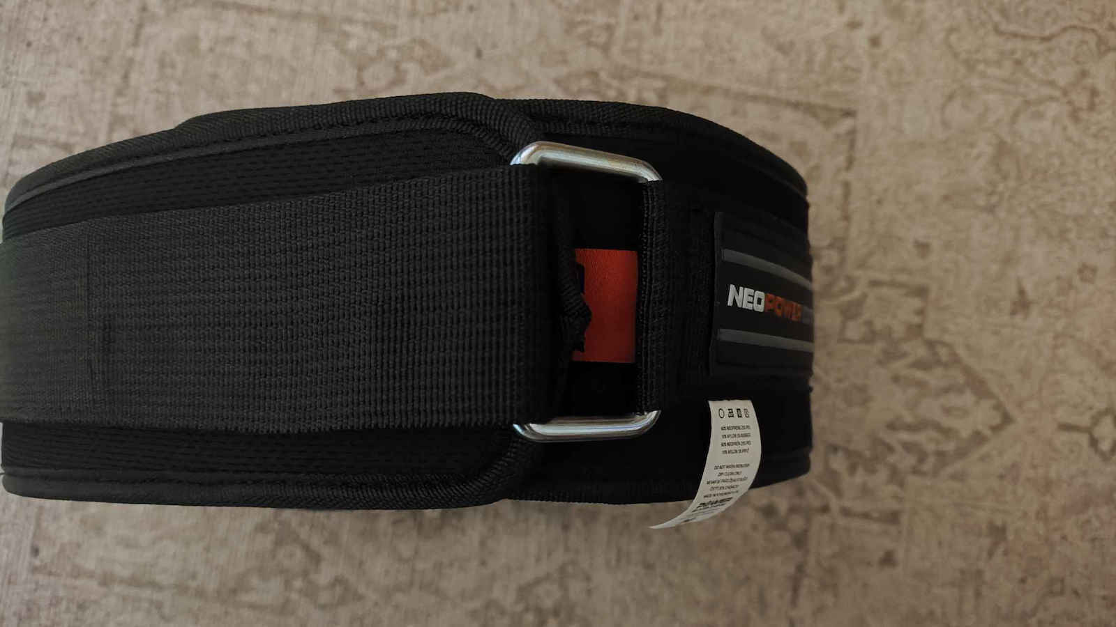 Neo PS-3230 Синтетичен Колан за Кръст за Вдигане на Тежести Черен/Червен