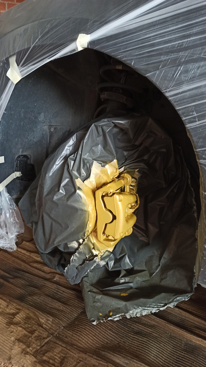 K2 Brake Caliper Paint Σπρέι Βαφής για Φρένα Αυτοκινήτου Χρυσό 400ml