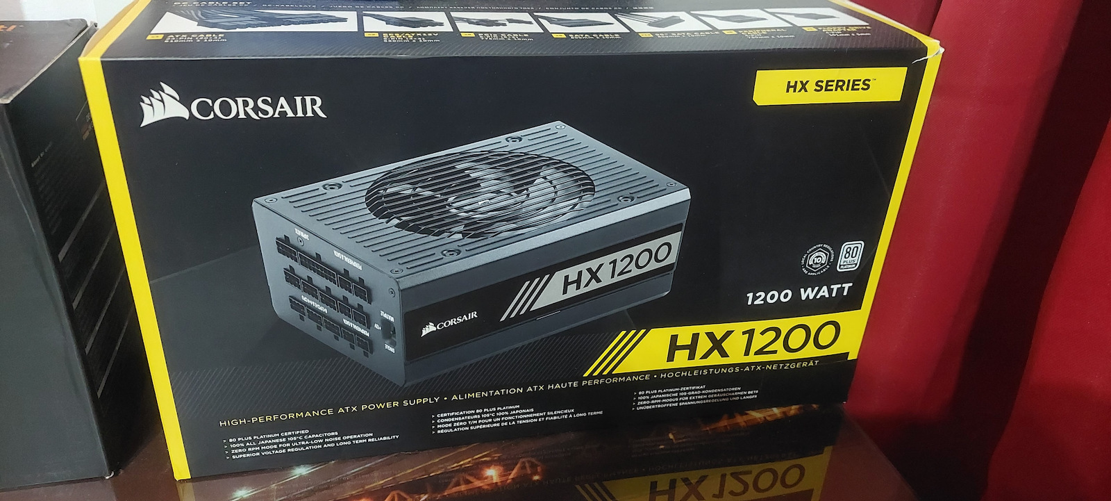 Corsair HXi Series (2025) HX1200i 1200W Black Computer Power Supply Full Modular 80 Plus Platinum