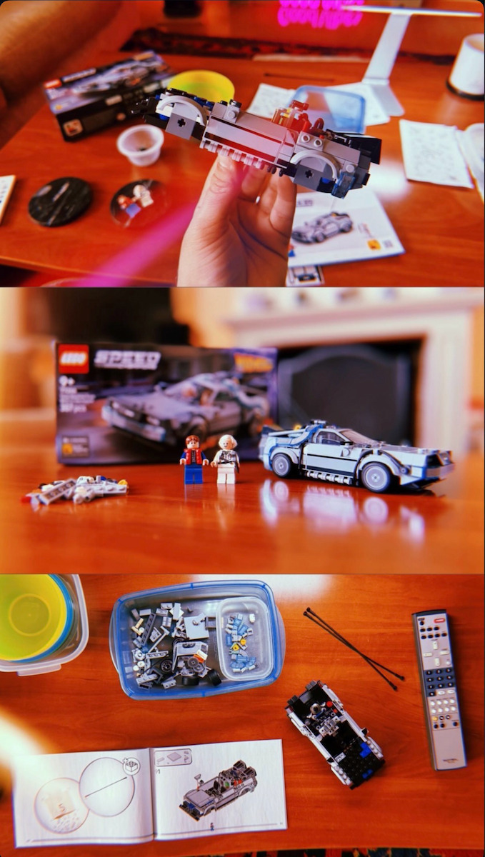 LEGO Speed Champions Time Machine from Back to the Future for Ages 9+ 357 Pieces