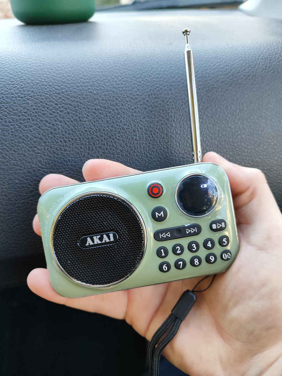 Akai Proffesional APR-500 Ραδιοφωνάκι με Bluetooth και USB Μαύρο