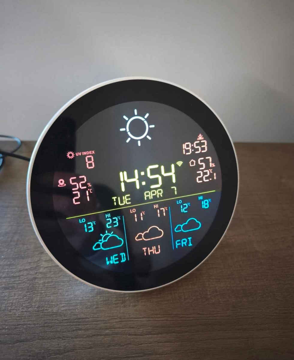 Tesla Wireless Digital Weather Station Tabletop