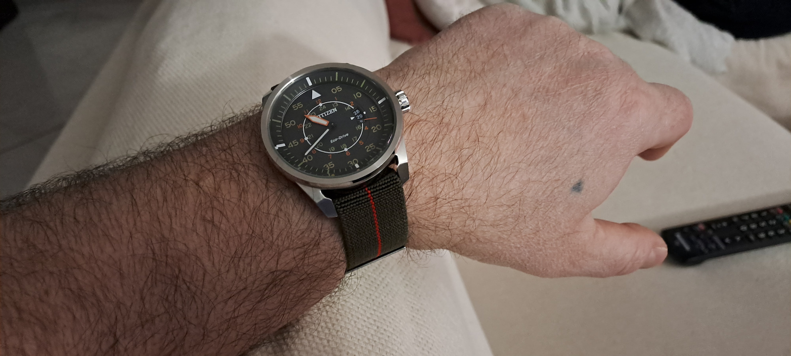 Υφασμάτινο Λουράκι Nato Μωβ 22mm