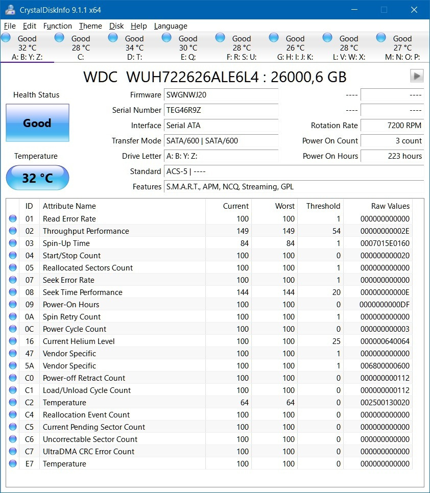 Western Digital DC HC690 26TB HDD Hard Drive 3.5" SATA III 7200rpm with 512MB Cache for NAS / Server / Recorder 0F65672