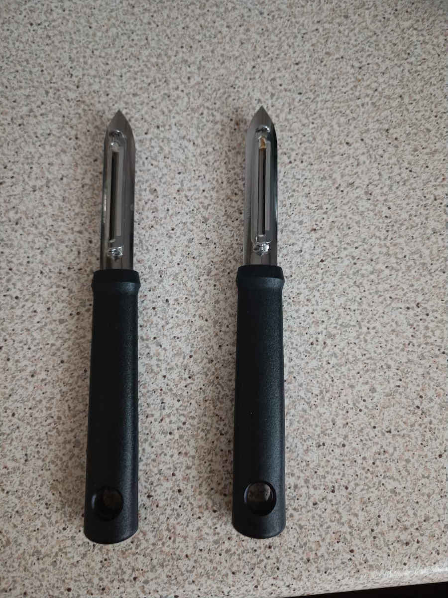 Fackelmann Fruit & Vegetable Peeler/Cleaner made of Stainless Steel 2pcs