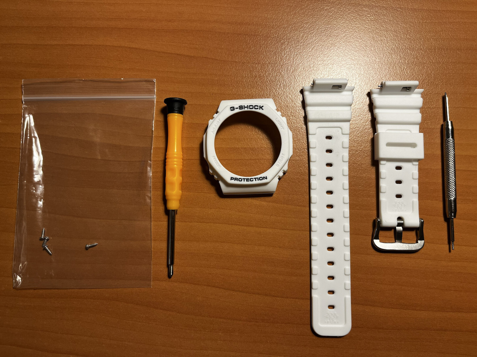 Gummi-Armband Weiß 16mm
