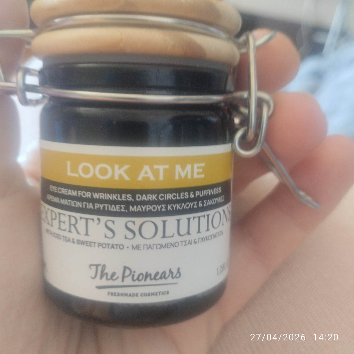 The Pionears Look At Me Eye Cream for Anti-Aging Dark Circles & Eye Bags 40ml