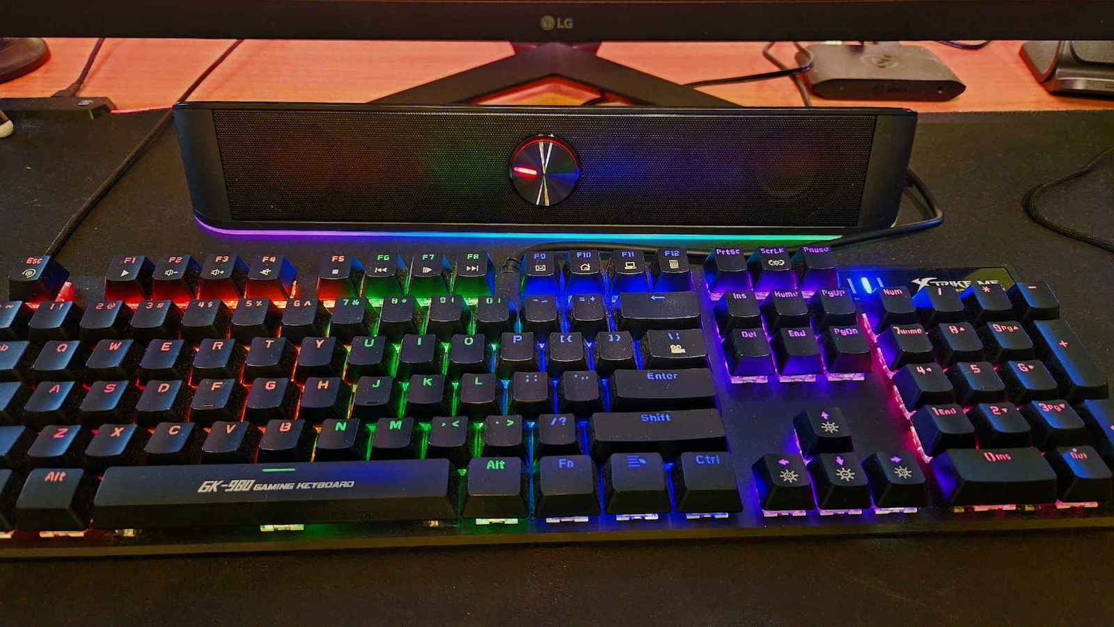 Redragon GS560 Adiemus Компютърни тонколони 2.0 с RGB осветление и мощност 6W в Черен цвят