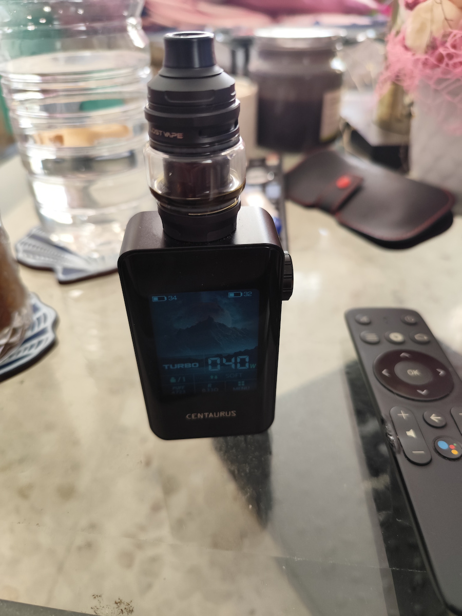 Lost Vape Centaurus Box Mod Kit 5ml Carbon Black