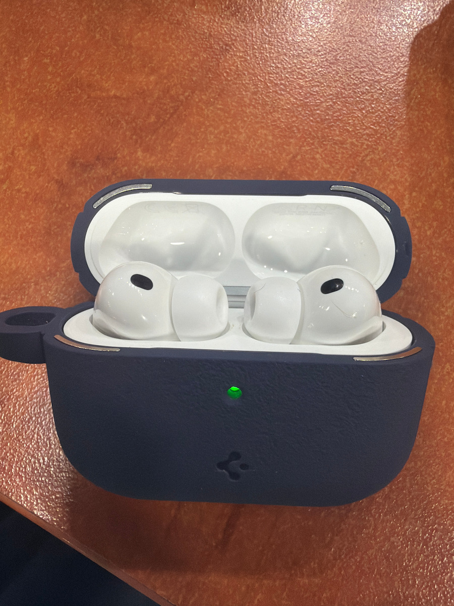 Spigen Vault Case Silicone in Navy Blue color for Apple AirPods Pro 3