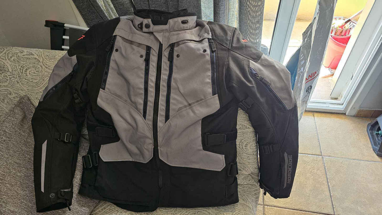 Nordcode Odyssey Мъжко Мотоциклетно яке Total Black