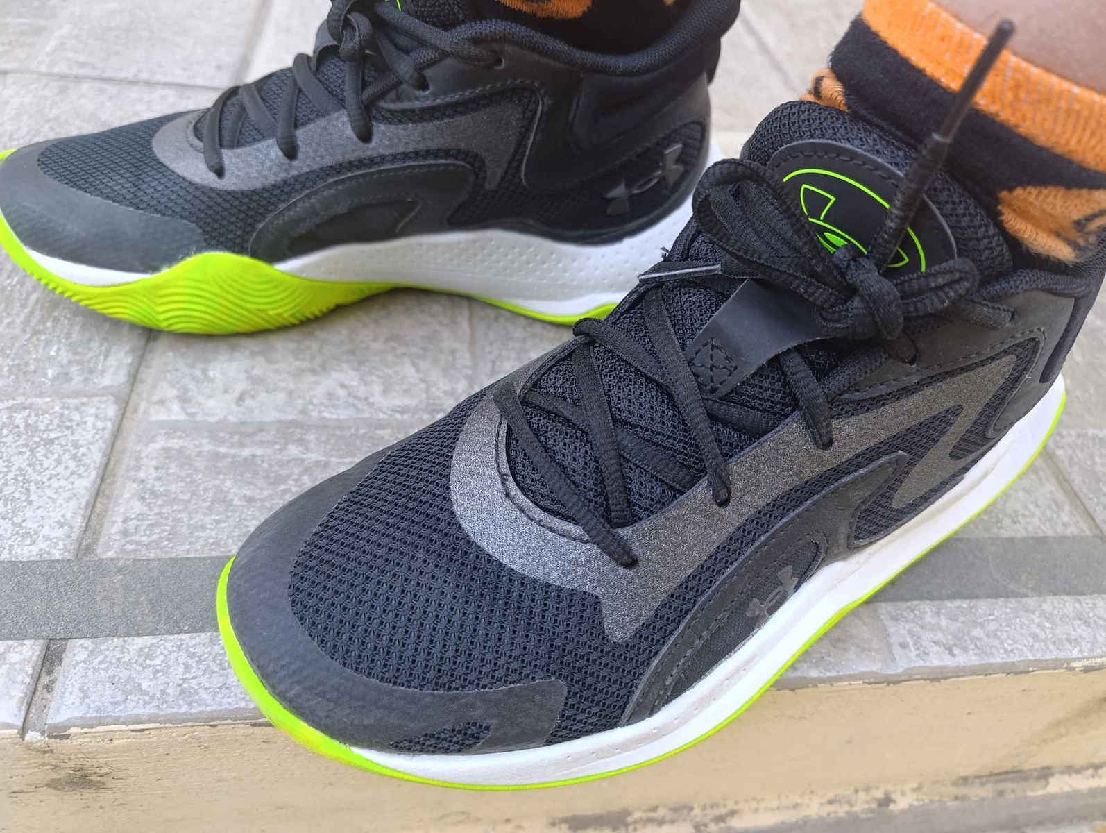 Ua Gs Jet Αθλητικά Παιδικά Παπούτσια Μπάσκετ Μαύρα