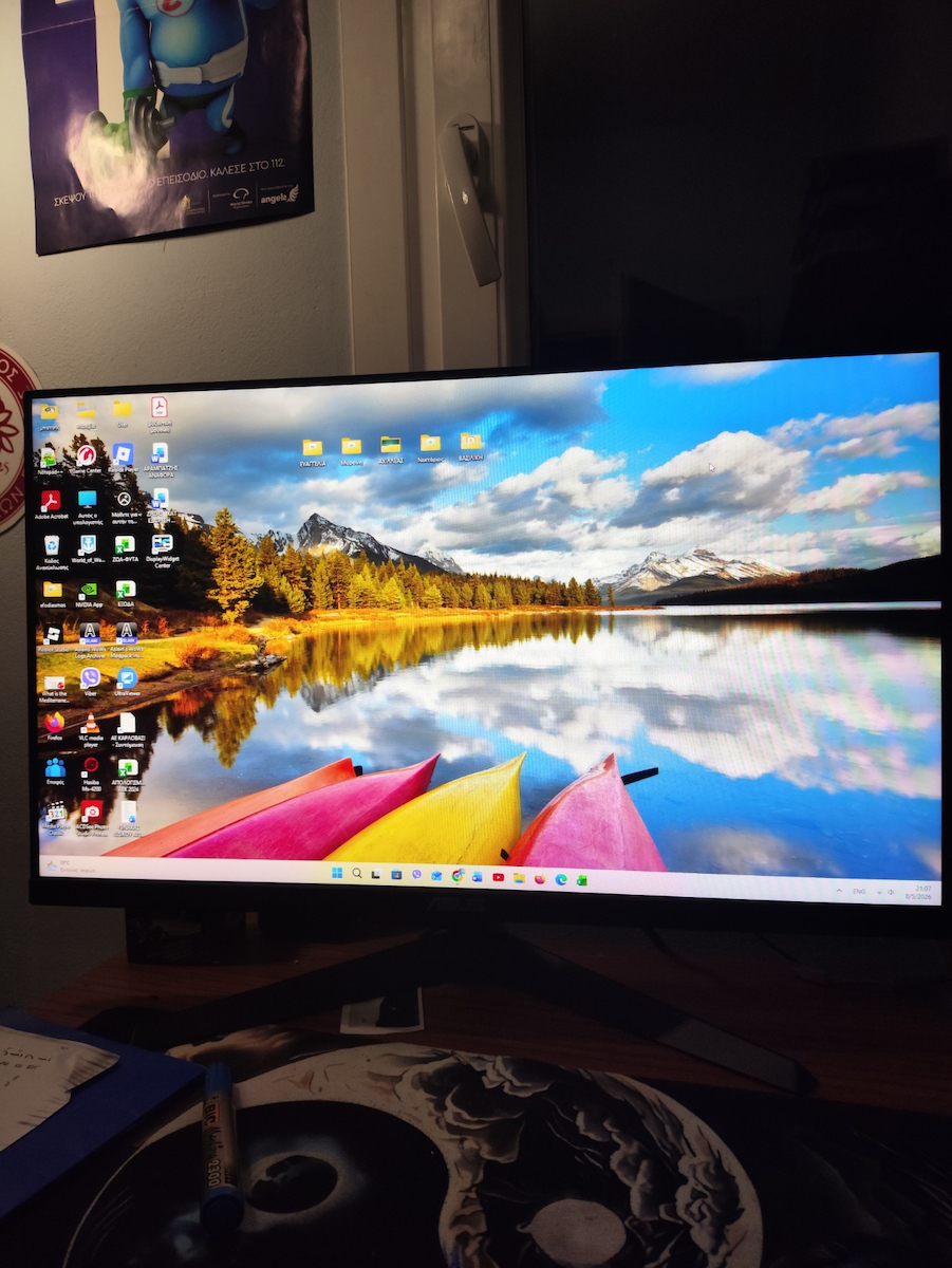 Asus VY279HGR IPS Gaming Monitor 27" FHD 1920x1080 με Χρόνο Απόκρισης 1ms GTG