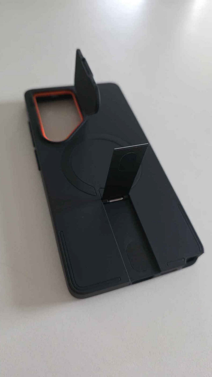 Tech Protect Kevlar Aura Magsafe Galaxy S25 Ultra Black Orange