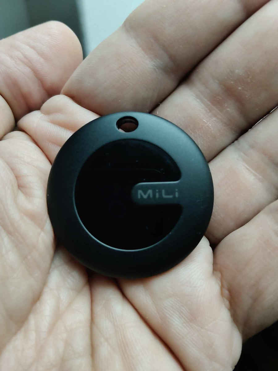 MiLi MiTag HD-P16 Apple Find My & Google Find Hub Черен